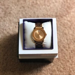 Movado Women’s Bold Iconic Rose Gold Watch